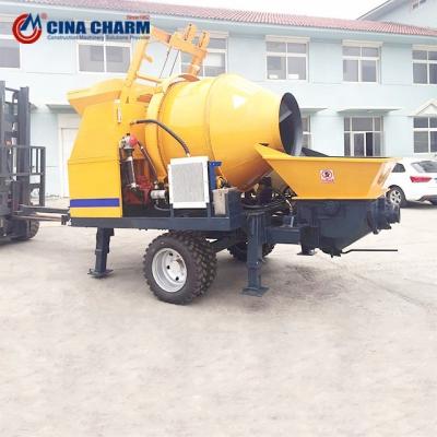JBS40 Diesel Concrete Pump 400L Concrete Mixer With Pump Portable