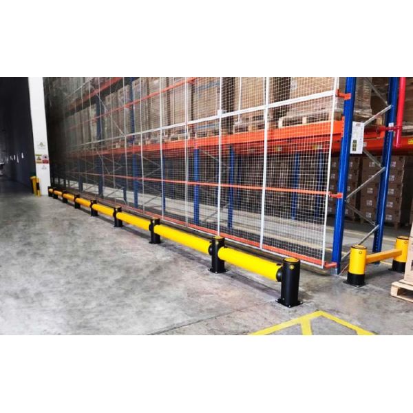 Heavy Duty Pallet Rack Protector Warehouse Pallet Rack Column Protection Flexible Plastic Guard Upright Protector