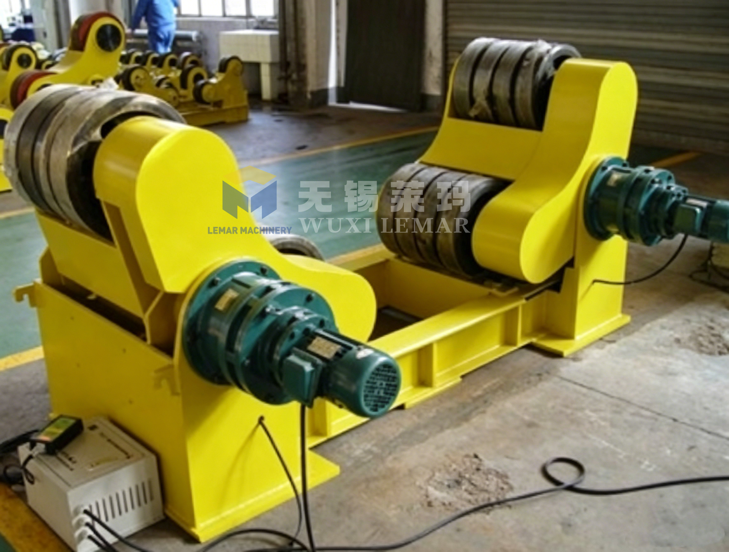 60Ton Heavy Duty Welding Turning Rolls for Pressure Vessel Wind Tower Tank Circumferential Welding