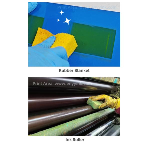 Parties détachées d'imprimantes à éponge de nettoyage