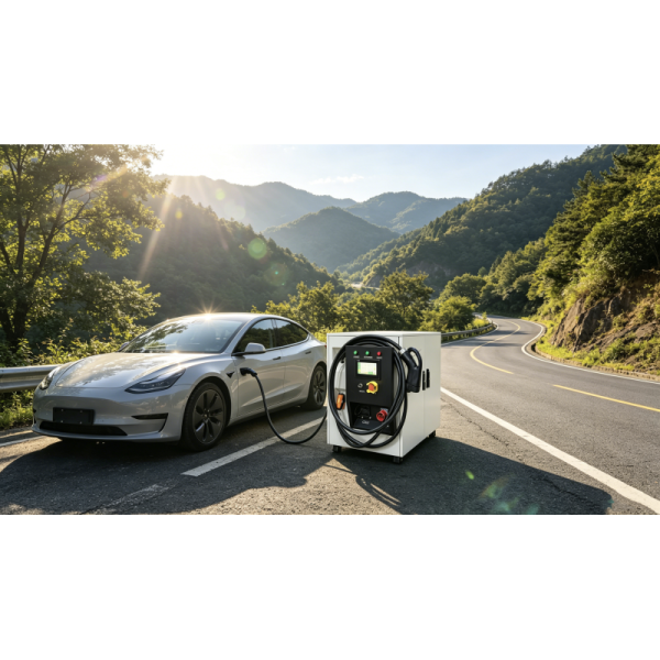 90kWh Integrated Mobile Energy Storage System, Portable DC Emergency EV Charging Station