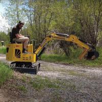 La chenille Mini Excavator Travel Speed 2.5km/H de moteur de Changchai a dépisté le petit bêcheur