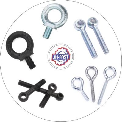 Grau personalizado 8 8.8 M12 35 mm Big Eye Bolt em aço carbono para aplicações pesadas