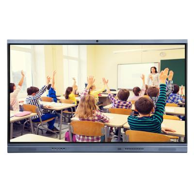 75 NFC a construit dans le tableau blanc interactif interactif de l'écran plat 4K du camera& MIC pour la salle de classe de Business&