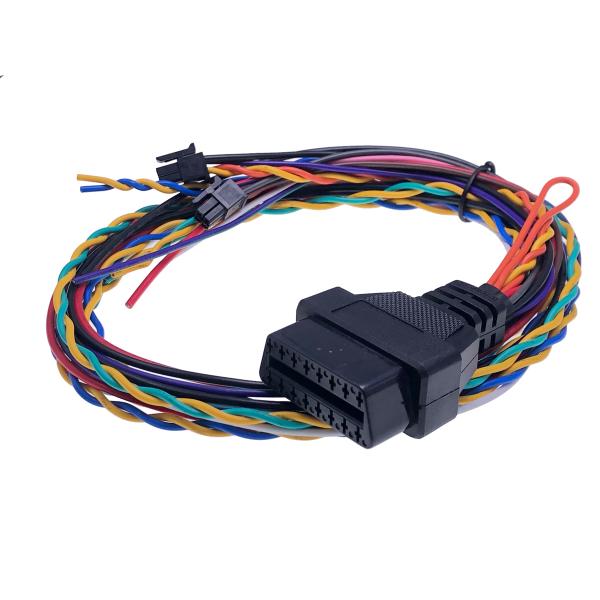 500 12V/24V Custom Wire Harness J1962 16Pin OBD2 Cable OBDII Wiring Harness OEM Connector Housing Cable