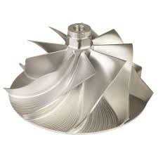 Gas Engines Turbo Compressor Wheel , Extended Tip Compressor Wheel Customized