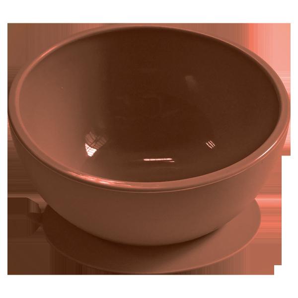 Round Food Grade Silicone Pink Weaning Bowls Nitrosamine Free Baby Suction Bowls
