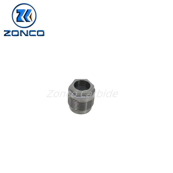 Cemented Tungsten Carbide Oil Threaded Spray Nozzles Good Wear Resistance For PDC Drill Bits