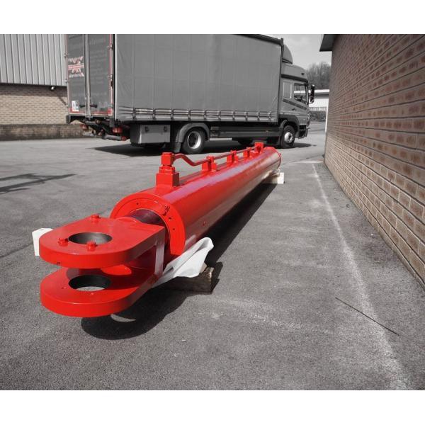 24 Inch Excavator Hydraulic Cylinder Heavy Duty Piston Rod Quenching Heat Treatment