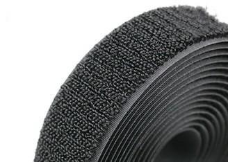 20-50mm Width Heavy Duty Black Unnapped Loop Tape