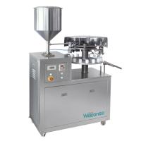 PLC de relleno 30pcs/minuto de Jelly Sealing Machine With del llenador del sellador de la taza del tubo