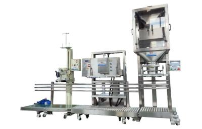 Vacuumed 25kg Semi Automatic Granule Filling Machine 3-8 Bags/Min