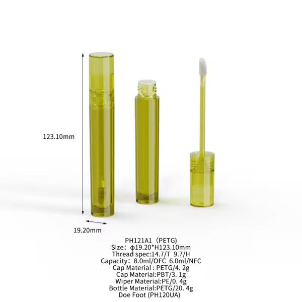 50 ml de mascara récipients cosmétiques bouchon à vis à logo personnalisé tubes de rouge à lèvres