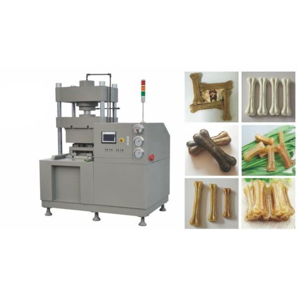PLC Cowhide Dog Food Production Line Rawhide Bone Making
