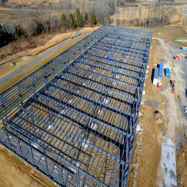Custom Design High Strength Steel Frame Building with Long Service Life for Industrial and Commercial Use