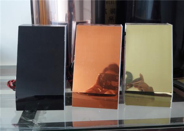 Advertisement Plate Aluminium Mirror Sheet Mirror Surface  Protective Film Single Coating