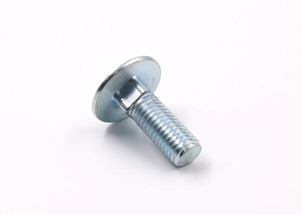Mushroom Head Grade 4.8 Galvanized Carriage Bolts Fully Threaded With Square Neck