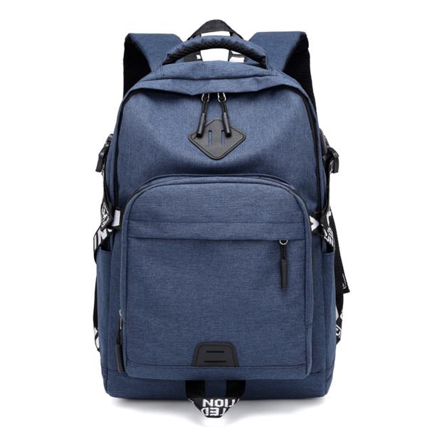 Korean version of the new shoulder bag USB rechargeable computer bag Oxford cloth outdoor sports travel backpack