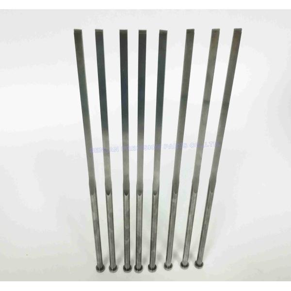 SKH51 Flat Ejector Pin with 58-60 HRC Hardness for Plastic Mould Customized Size