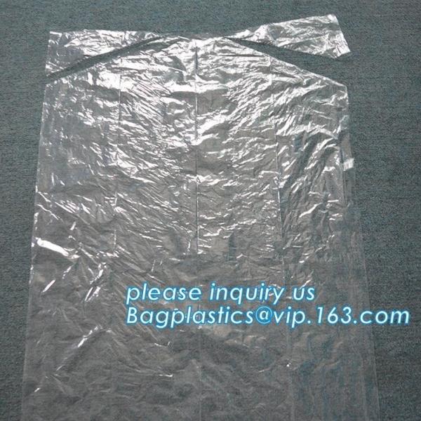 a loja da lavanderia usou os sacos plásticos da tinturaria do rolamento, sacos de vestuário polis plásticos claros da tinturaria da venda por atacado para embalar c