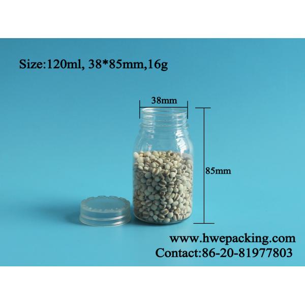 подарка завинчивой пробки пакета образца опарника доказательства утечки 4oz еда безопасное 120ml пластикового небольшого упаковывая