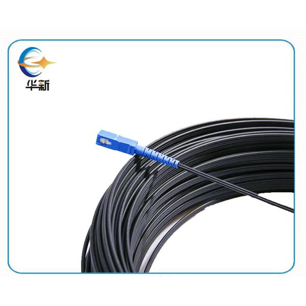 Intérieur SM Pré-connecté câble de chute G657A Simplex LSZH FTTH câble à fibre de verre