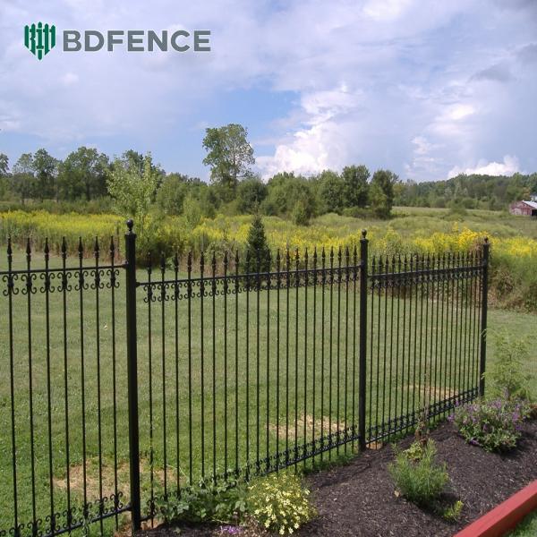Impact-Resistant Tubular Steel Fence Theft-Deterrent