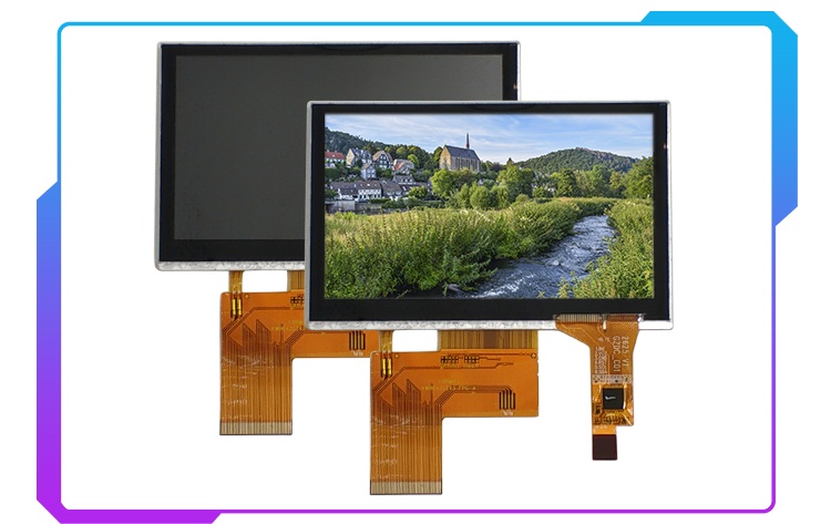 Touch LCD IPS TFT Color Display 4.3 Inch 480x272 Car Navigation And Industrial Screen