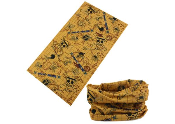 Brown Kids  Headwear Skull Pattern Good Hand Touch Custom Logo Printed
