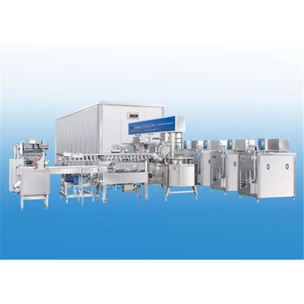 Stainless Steel Ice Cream Production Line KQ-500L / KQ -3000L OEM Available