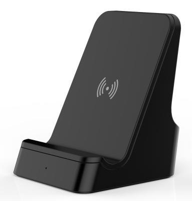 Oem Odm Standing Wireless Charger , 2 Coils Fast Charge Stand Micro Interface