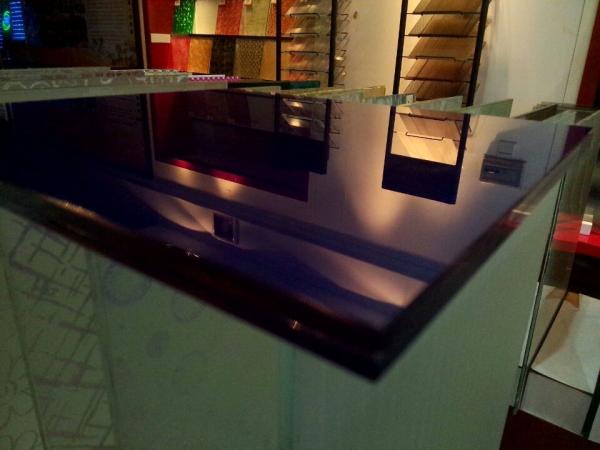 Blue EVA film for glass lamination