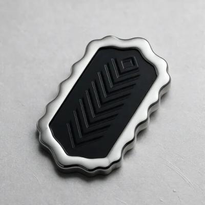 Customizable Retro Geometric Stainless Steel Men's Pendant