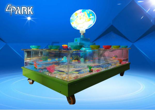 Indoor Amusement Water Kids Fish Game Machine / Pond Entertainment Equipment