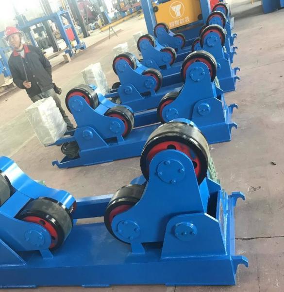Rolos giratórios ajustáveis ​​Rotador de solda HGZ Roda de borracha e aço 3500 mm