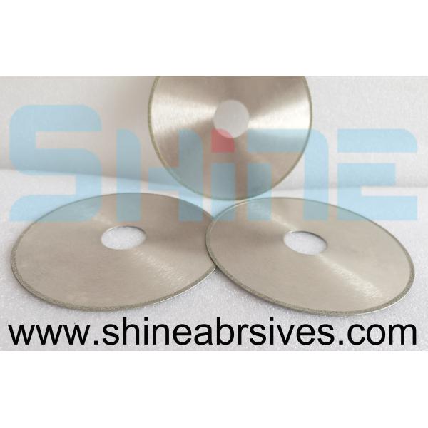 Электроплавированные 1A1R Диамантовые режущие колеса Диски блестящие абразивы