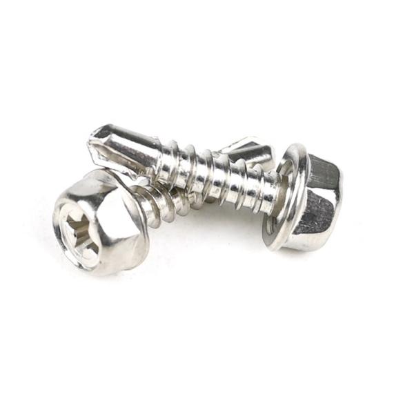 Tipo de accionamento Torx Hex Socket Truss Head Parafusos de auto-perfuração para instalação de madeira
