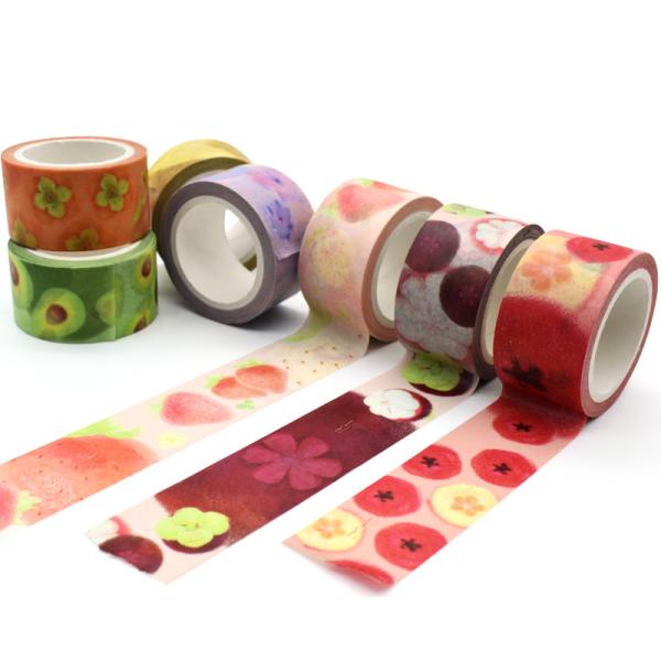 Nenhuma cor que desvanece a fita magro adesiva Tearable de Washi