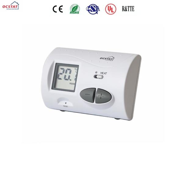 Da alimentação por acumuladores termostato programável da sala do aquecimento do controle de temperatura não -