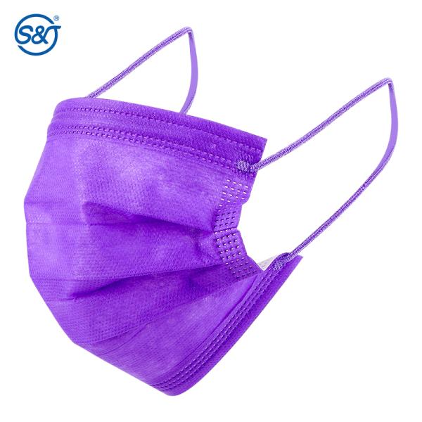 17.5cmx9.5cm Disposable Face Masks 4ply 3ply Disposable Black Surgical Mask