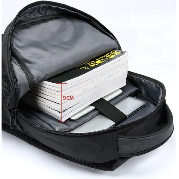 Рюкзак сумки ноутбука полиэстера двухсторонней молнии Washable