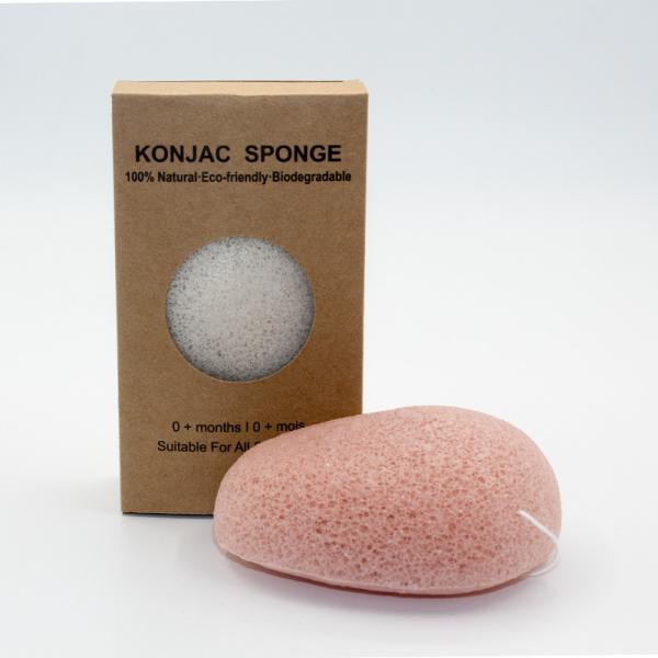 Губка 9.5cm*7cm*4cm бамбукового угля булыжника Konjac лицевая