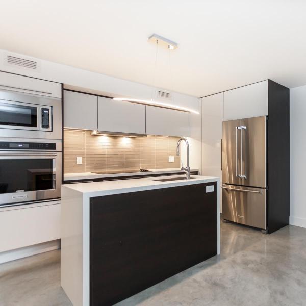 High End  Gloss White Matte Dark Simple Modern Kitchen Cabinets L Shaped