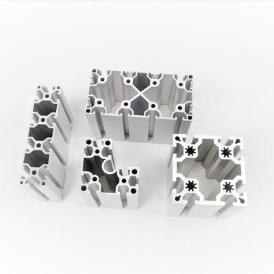 OEM Customized Silver Extrusion Aluminum Profiles T Slot Aluminum Heatsink Extrusion Profiles