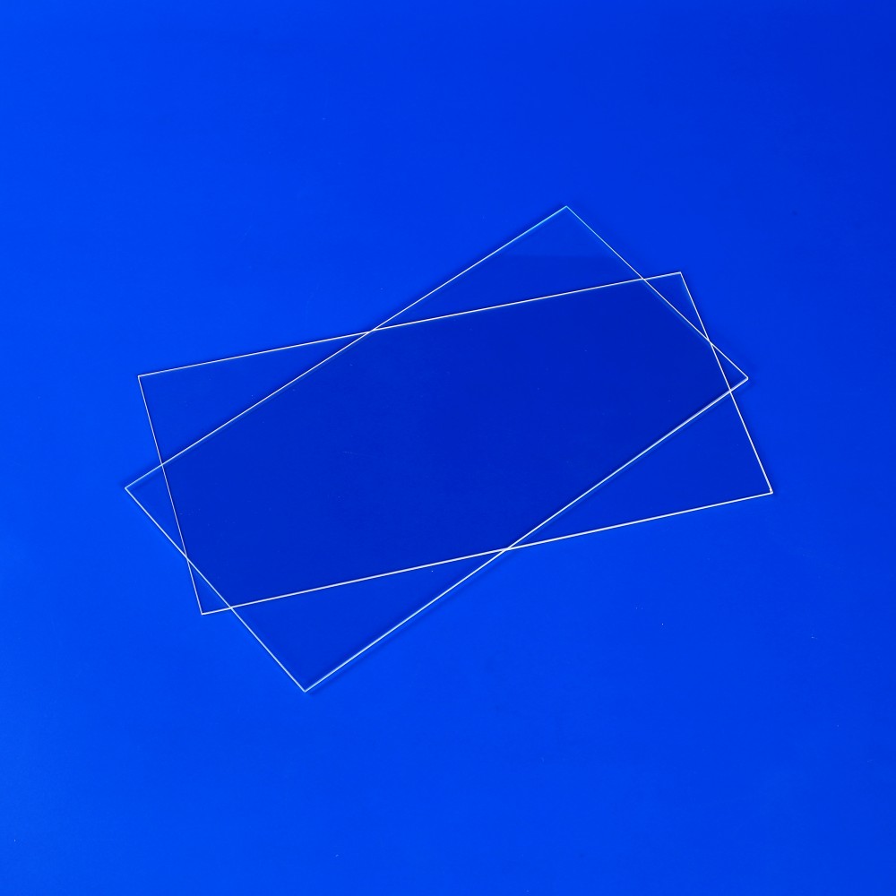 High Precision Polished Quartz Wafer Quartz Sheet 99.99 Purity Transparent