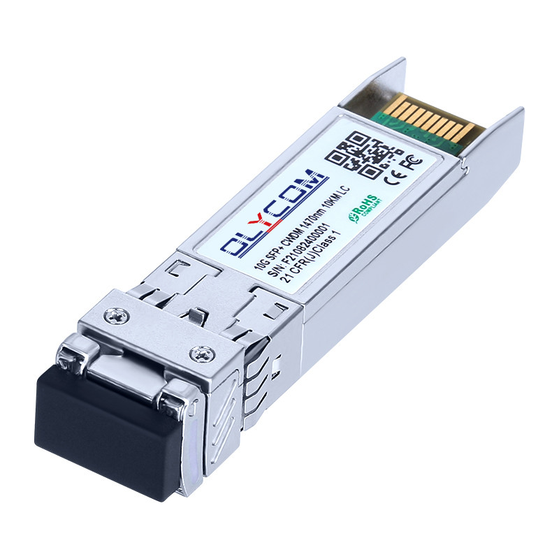 10G SFP + CWDM-передатчик 10KM одномодный режим 1470nm 3.3V Поддержка DDM RoHS-соответствующий