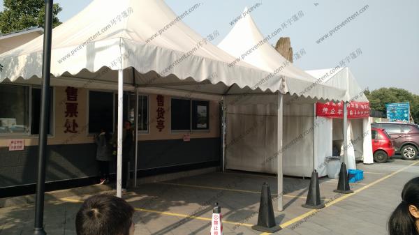 3 x 3m Mini Temporary High Peak Marquees UV Resistant For Amusement Park