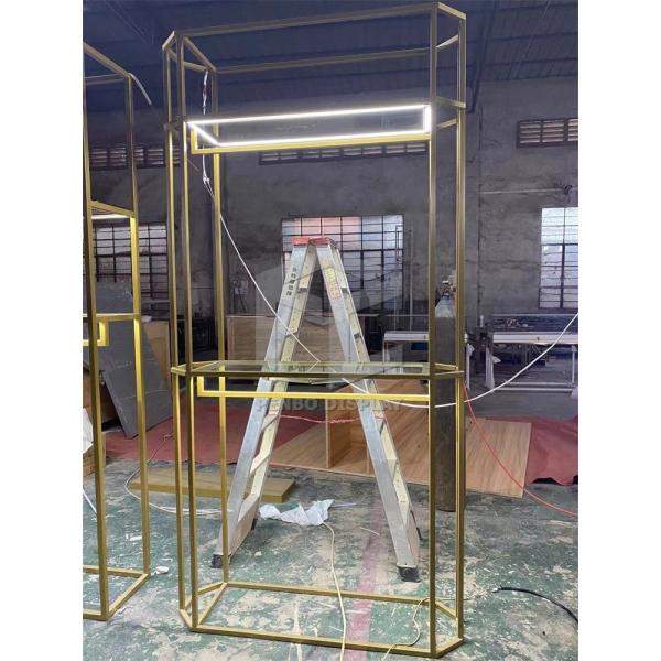 Мебель дисплея магазина одежды света T4 гальванизирует выставочную витрину нержавеющей стали 201