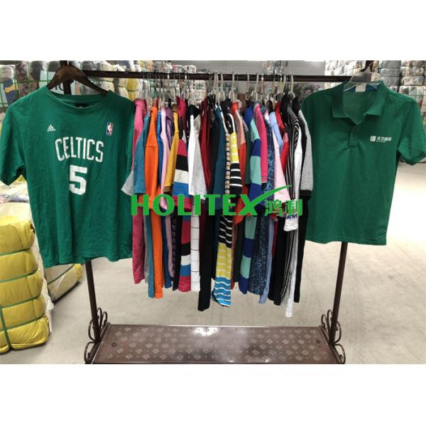 Summer Second Hand Mens T Shirts Short Sleeves Korean Style Mixed Color