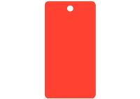 Vert fluorescent de couleur de blanc de lock-out de sécurité de visibilité en plastique pure d'étiquette salut - de carte